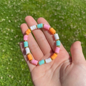 Rainbow Salt Water Taffy Bracelet | Shopjewelryxo