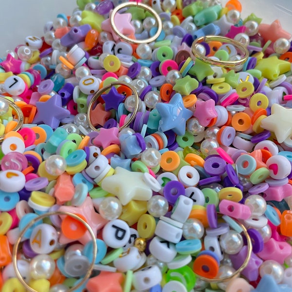 BEST SELLING! Bead Confetti DIY Bracelet Kit: 3 Dollars Per Scoop | Party Bead Kit Confetti | Shopjewelryxo