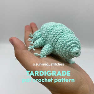 Tardigrade Amigurumi Crochet Pattern - PDF - English