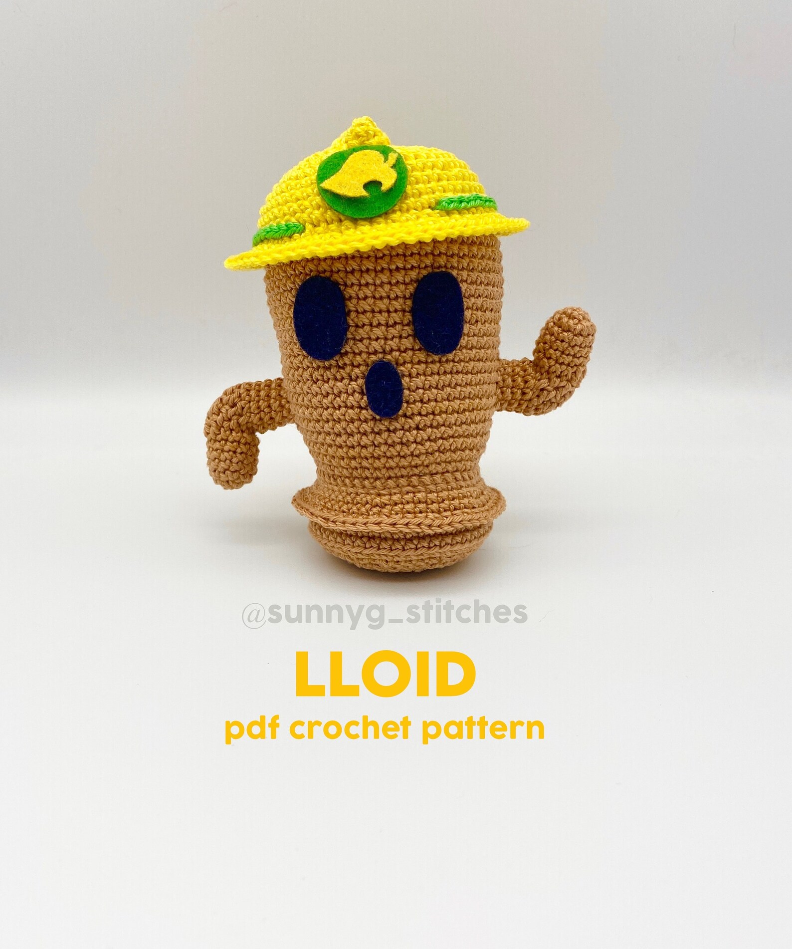 Lloid Gyroid Amigurumi Crochet Pattern animal Crossing PDF Etsy