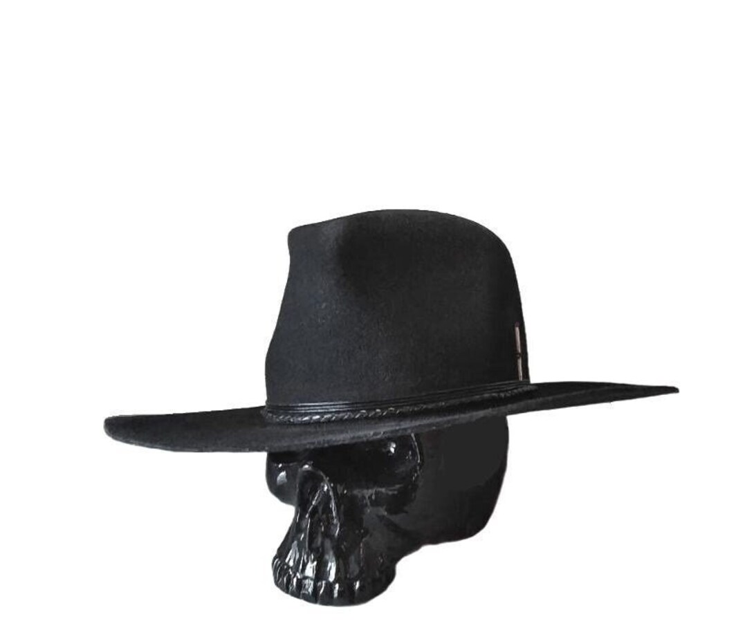 Custom Mens Boho Rock Hat Distressed, Rock N Roll Mens Hat, Alt Mens ...