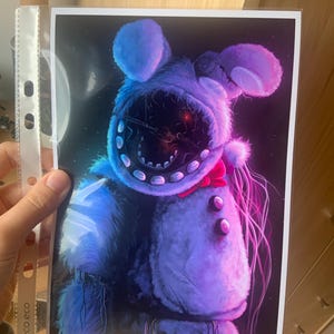 Withered Bonnie A5 Art Print.