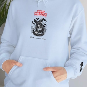 Halloween Hoodie Tee: Spooky Unisex Pullover Sweatshirt