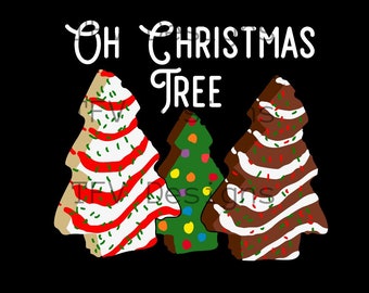 Little Debbie Cake Png, Christmas Tree Png, Christmas Snacks PNG Design for Printing; Sublimation, Instant Download File
