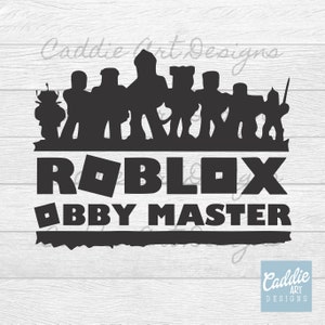 Obby Master svg, Roblox PNG, Videogioco PNG, Download istantaneo per la stampa o il taglio del vinile
