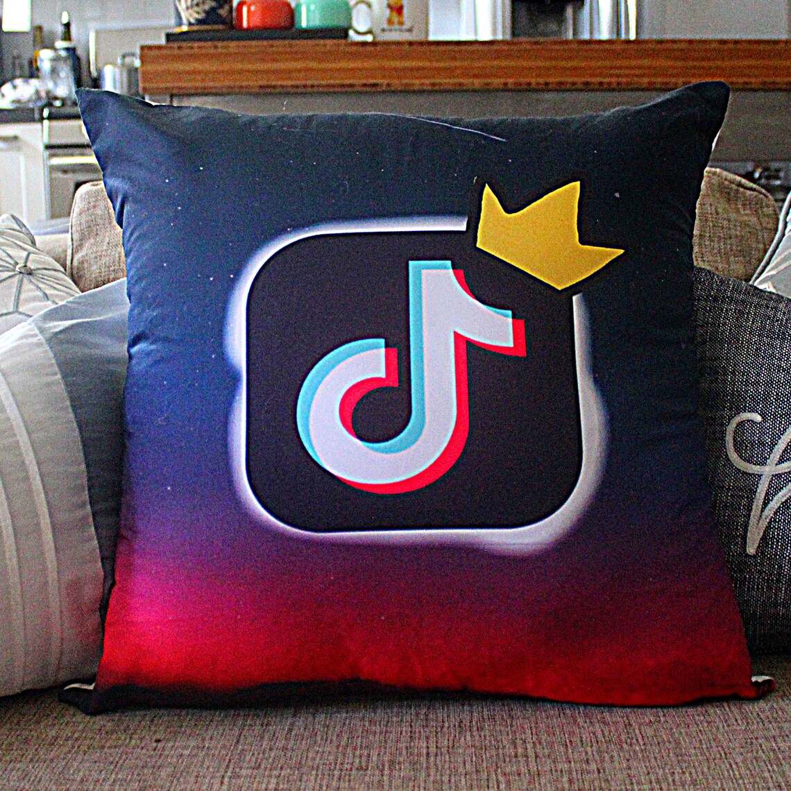 Tiktok Logo Pillowcases Tiktok Logo Pillow Cover Tiktok Logo Etsy