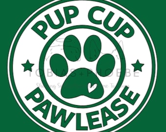 Pup Cup Starbucks Etsy