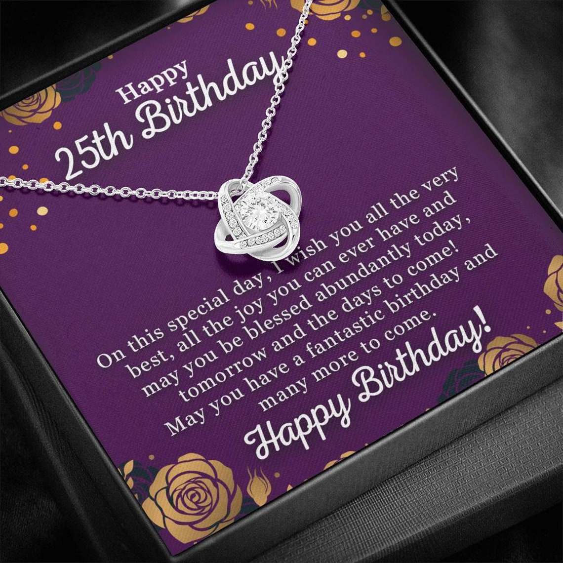 25. Geburtstag Schmuck Geschenk Für eine Frau die 25 Jahre Etsy