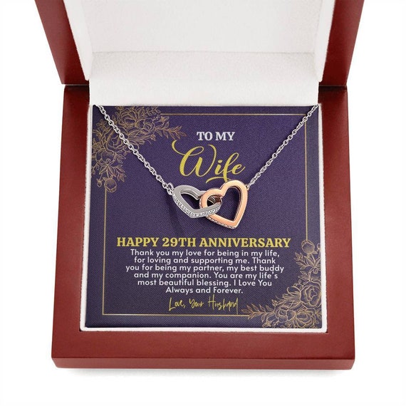 29th Anniversary Gift for Wife, 29th Anniversary Gifts, 29 Year