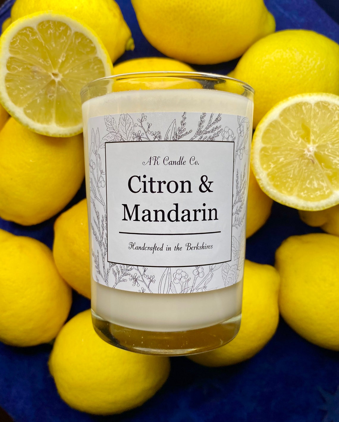 8 oz. Citron and Mandarin Soy Candle Etsy