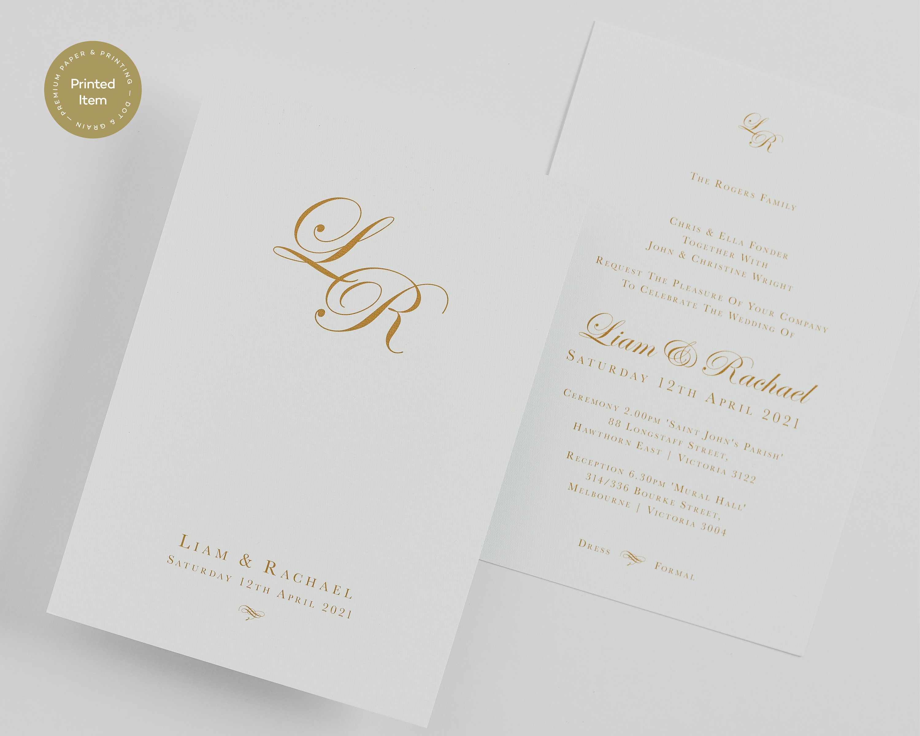 Main Invitation the Windsor Collection Invitations Etsy Australia