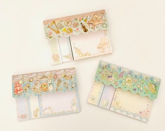 Cute note pad | slightly sticky | memo note | memo pads | journal | cute stationery | sticky notes label