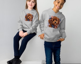 Bluza z kapturem dla dzieci z polaru