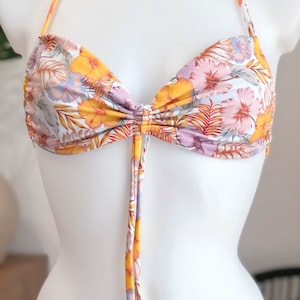 Sustainable Drawstring Bandeau & Tie Tanga Bikini | So Natural
