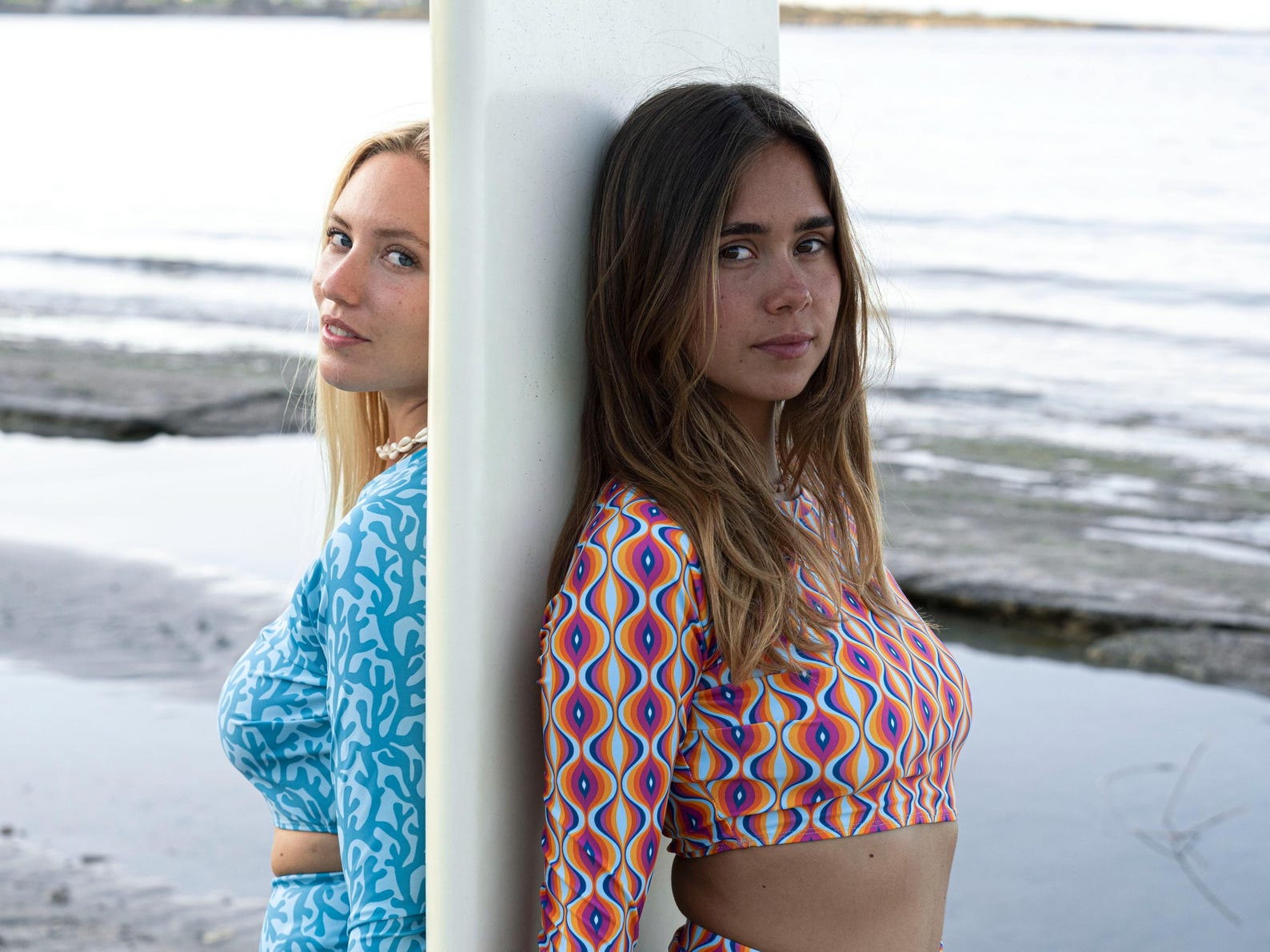 Citrus Women S Standard Crop Rashguard Swimsuit Top main image 1