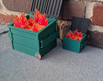 Dumpster Fire Desk Accessory (Battery powered!)
