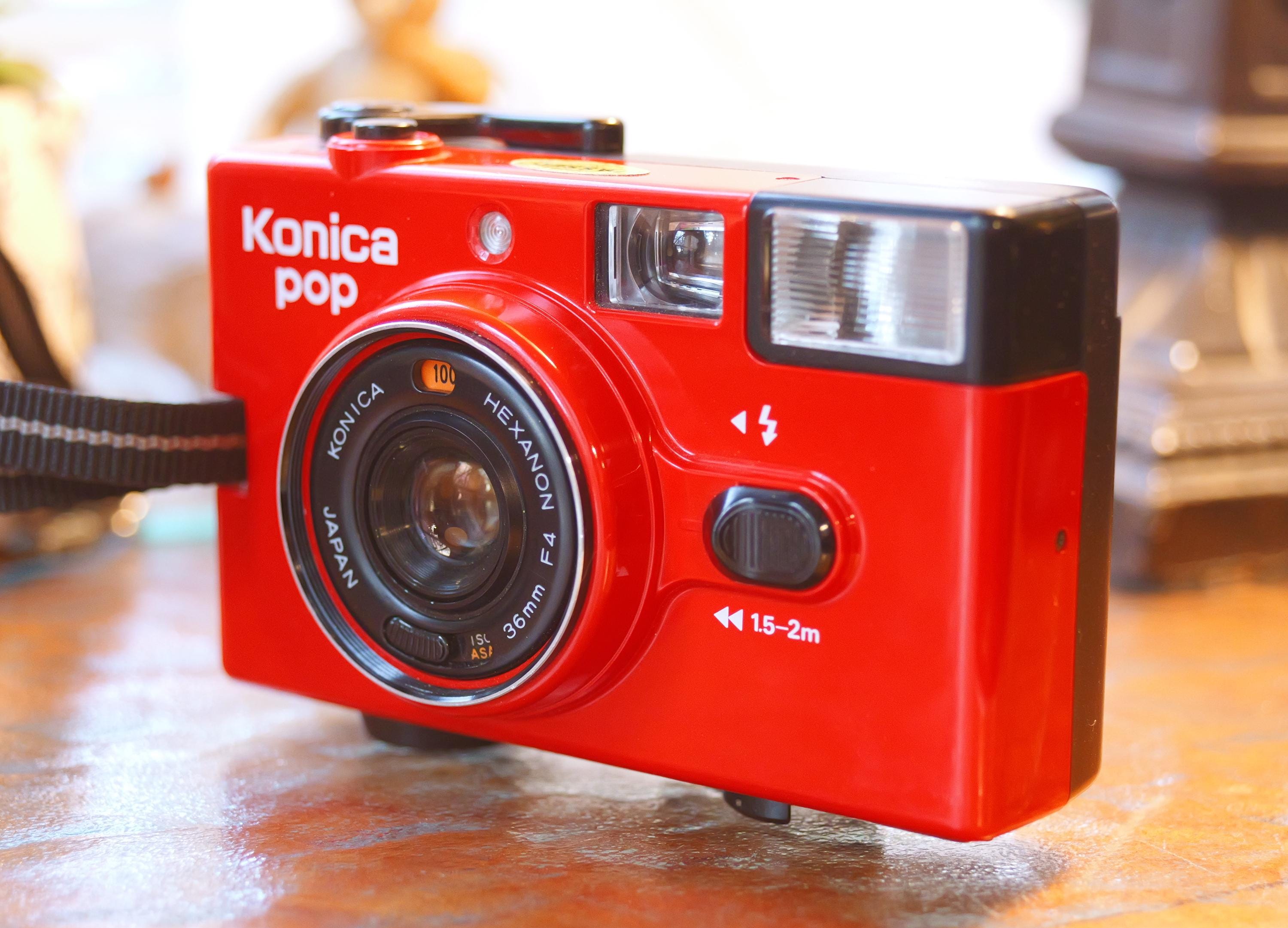 Appareil Photo Vintage Konica Pop Avec Objectif Hexanon 36mm F/4 - Japon - Pour Pièces/réparation