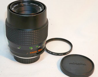 Minolta MC Rokkor-x 100mm F3.5 Macro Beautiful Vintage Heavy Metal