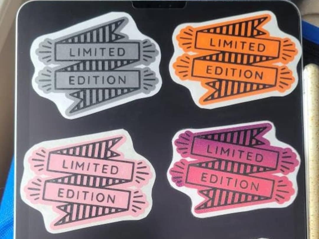 Limited Edition Decal Stickers - Etsy