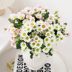 Daisy Flowers \ Artificial Flowers \ Spring Flowers\  Dried flowers bouquet \ Vase bouquets \ Vase Artificial Flowers \ Floral Stems