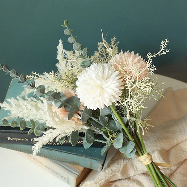 Artificial Flowers \ Artificial eucalyptus \ Artificial Flowers Bouquet \ Dried flowers bouquet \ Vase bouquets \ Vase Artificial Flowers