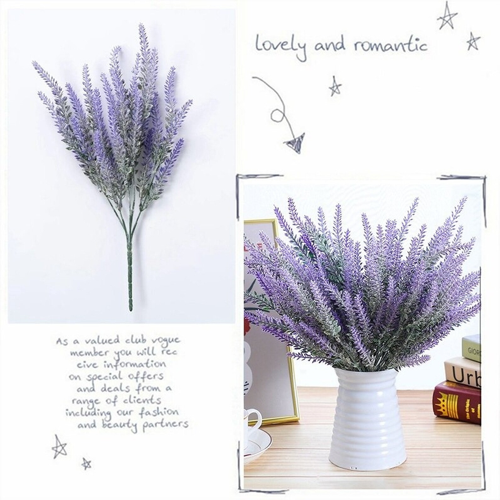 Lavender Artificial Flowers Artificial Eucalyptus - Etsy