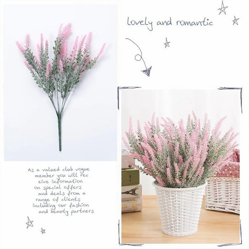 Lavender Artificial Flowers Artificial Eucalyptus - Etsy