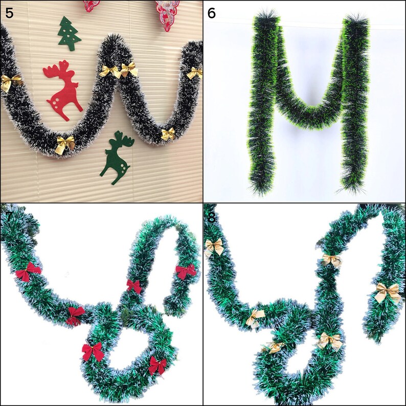 Christmas Garland Light up Garland 6.5 Ft / 2 M Tree Etsy