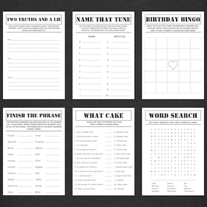 40th Birthday Games Bundle 40th Birthday Party Games 1984 Trivia Born in 1984 40 year old Men Women Him Her Quiz EDITABLE Instant Digital image 7