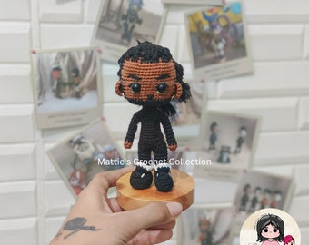 Lewis Hamilton, patrón de crochet inspirado en la Fórmula Uno