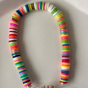 Multi Color | Heishi | Adjustable | Wax Cord | Waterproof | Anklet | Polymer Clay | 4MM or 6MM