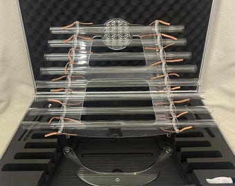 Crystal Harp，chakra 432Hz with 2 Free Mallets | Sound Healing Instrument with Carry case