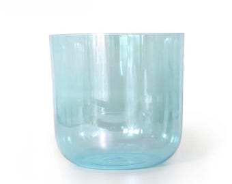 432 Hz 6-8″ Crystal Singing Bowl with Mallets and carrying bag