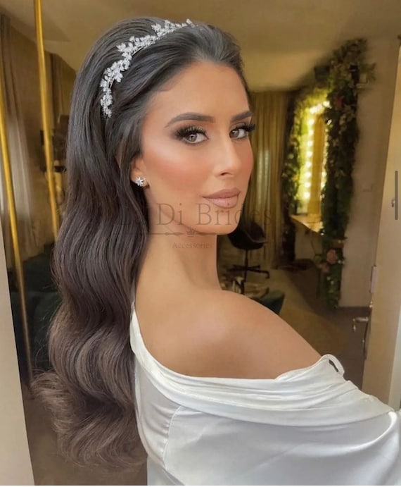 FREYA | Delicate bridal headband - TANIA MARAS BRIDAL
