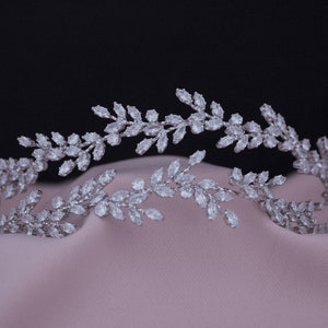 Bridal tiara headpiece zircon three colors bridal dress bridal hair comb bridal hair pin