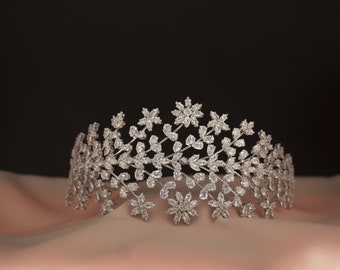Flora bridal headpiece bridal dress bridal hair comb bridal hair pin prom hair accessory