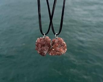 Aragonite pendant