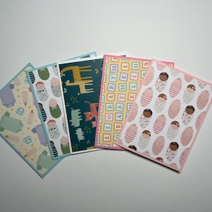 Cartes bébé | Cartes faites main | C'est un garçon, cartes de vœux | C'est une fille, cartes de vœux | Félicitations | cartes de vœux non sexistes |