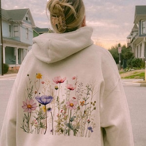 Hollister flower hoodie sales