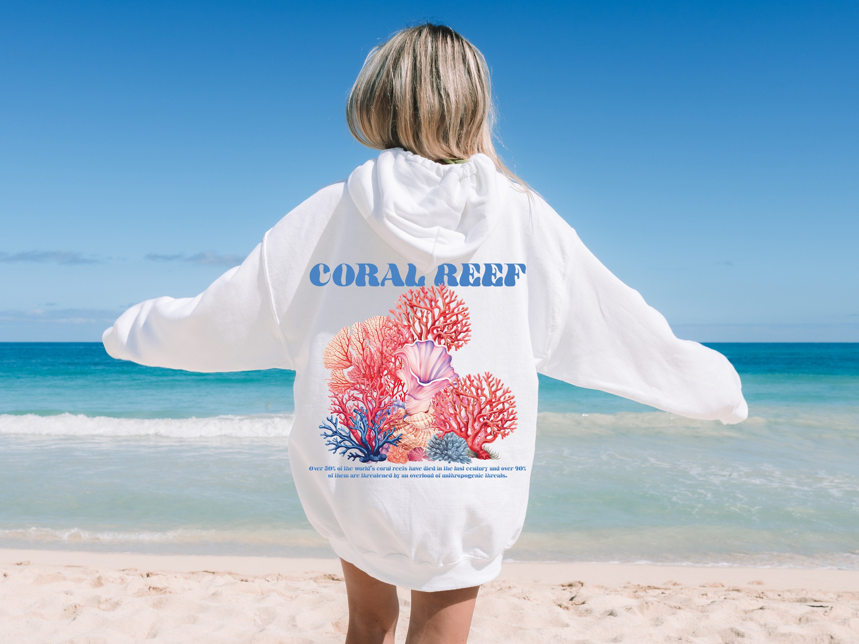 Coral sweatshirt outlet