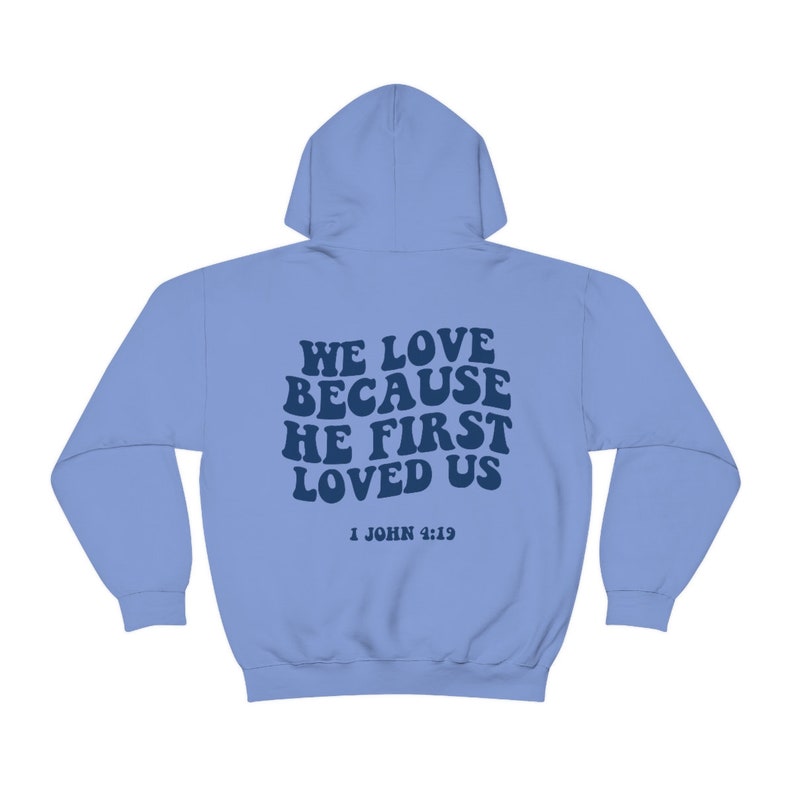 Christian Hoodie Bible Verse on Hoodie Aesthetic Hoodie Etsy