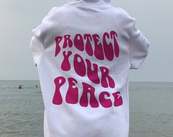 Find Your PEACE Unisex Champion tie-dye hoodie