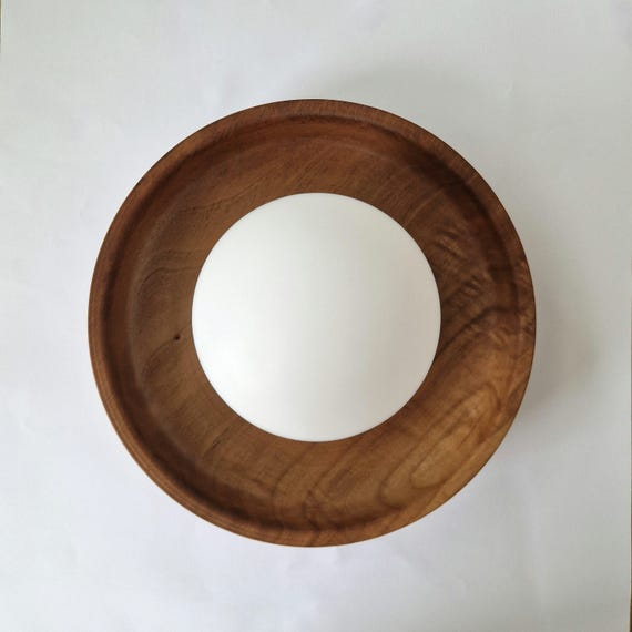 Walnut Round Wall Sconce, Home Decor Wall Lighting, Organic Rustic Wall Lamp, Modern Boho Wall Lighting Fixture, Scandinavian Wall Sconce