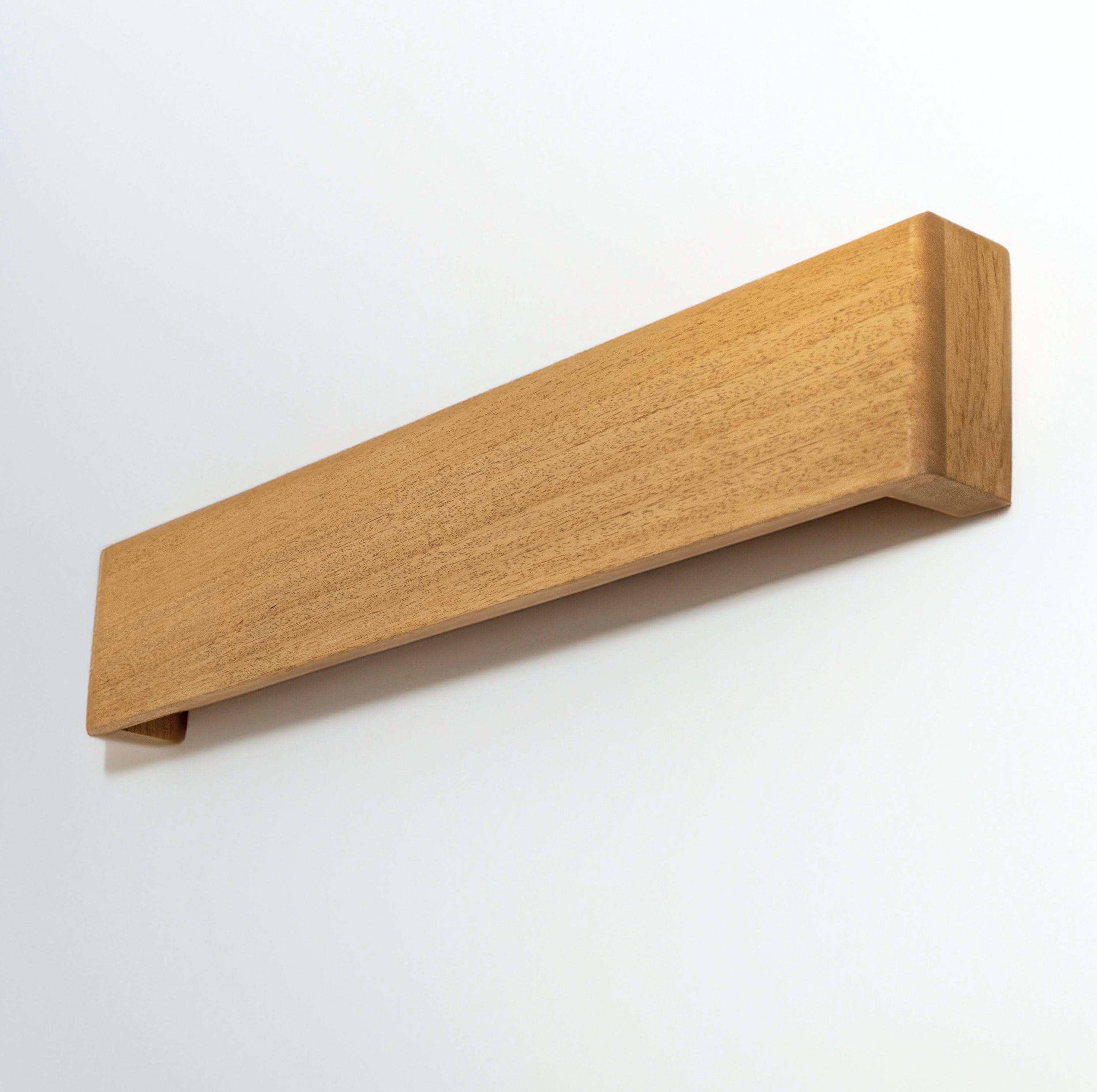 50 Inches Wooden Wall Sconce, LED Wall Lighting Fixture, Dimmable Industrial Wall Lamp, Farmhouse Sconce, Minimalist Wooden Linear Wall Lamp