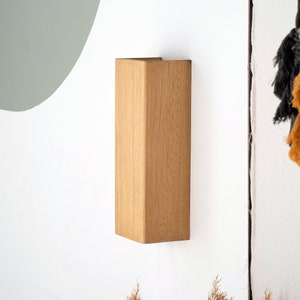 LED Wood Wall Sconce, Oak Linear Wall Lamp, Wall Lighting Fixture, Rustic Modern Wall Light, Home Decor Wall Sconce, Wall Mounted Lighting