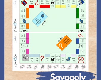 Savopoly - Savings Challenge || Budget Savings Game || Budget planner setup stickers