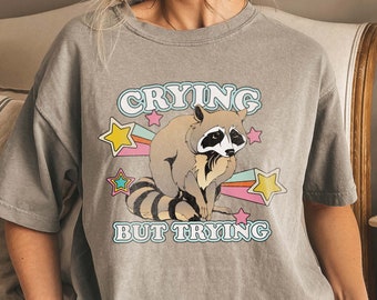 Rolig meme-tröja för mental hälsa, ångest och depression, clowncore-tröja