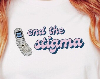 988 End The Stigma Suicide Lifeline Camisa / Camisa de salud mental / Camisa de concientización sobre el suicidio / Camisa de ansiedad Camisa de depresión