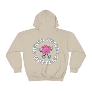 Mental Health Matters Mental Health Hoodie Mental Health Sweatshirt Y2k Hoodie Preppy Hoodie Trendy Sweatshirt Anxiety Depression ADHD image 5