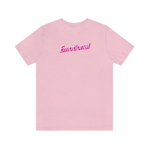 Emotional Shirt Clothing Shirt Mental Health Shirt Y2k Clothing Y2k Shirt Aesthetic Shirt Pink Vsco Clothing image 6